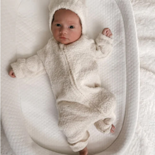 Luna + Luca Baby Bear Jumpsuit - Cozy Teddy
