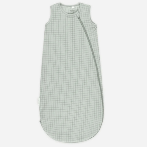 Bamboo Sleep Bag || Sage Grid – Quincy Mae