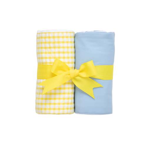 Bumble Bee Set of Two Burps, Blue