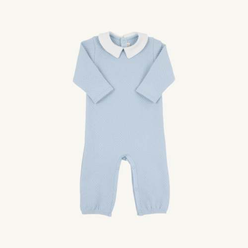 Potter Playsuit - Buckhead Blue & Worth Avenue White