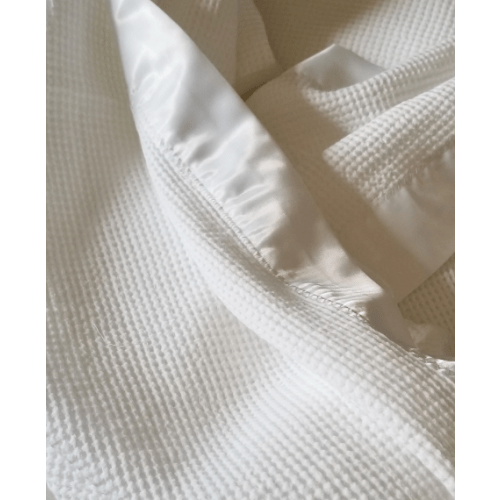 100% COTTON SATIN TRIM Handmade blanket, Baby Toddler, Lovey, Stroller Blanket,Comfort Blanket, Vintage inspired, sensory pocket design