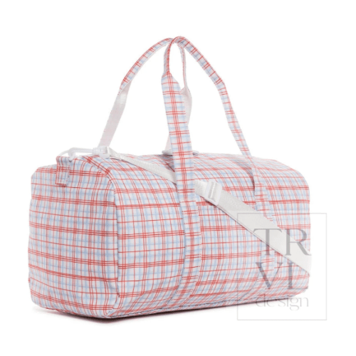 Weekender - Classic Plaid Red Duffel Bag