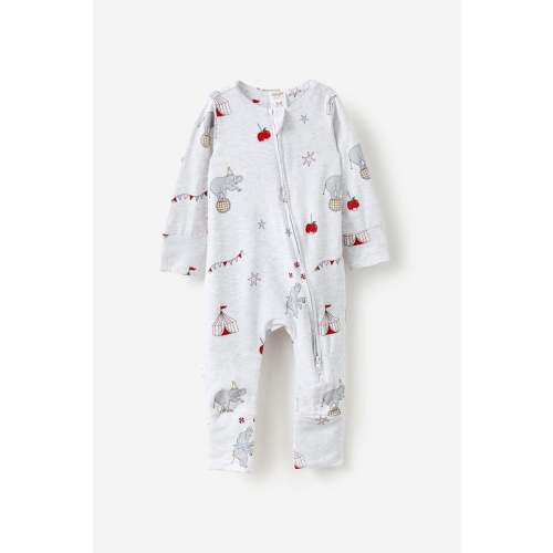 Growie Long Sleeve Zip All In One Romper