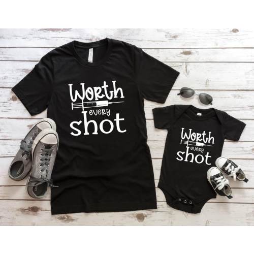 Worth Every Shot Shirt, IVF Baby Shirt, Fertility Pregnancy Reveal T-shirt, Transfer Day Shirt, New Mom Shirt, IVF Mom Tees, Cute IVF Baby
