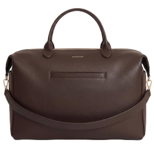 MINKARS Modern Diaper Bag - Vegan Leather Hospital Bag | Include Stroller Hooks,Convertible Tote Backpack