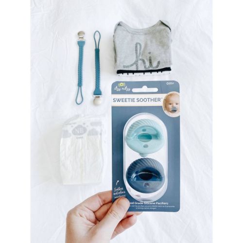 Itzy Ritzy Pacifier - Breathable, 100% Silicone - 2pk