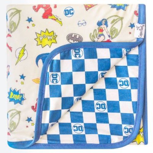 Copper Pearl 3-Layer Quilt Blanket - Super Heroes DC Comics