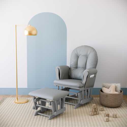 Storkcraft Hoop Glider and Ottoman | Ashley