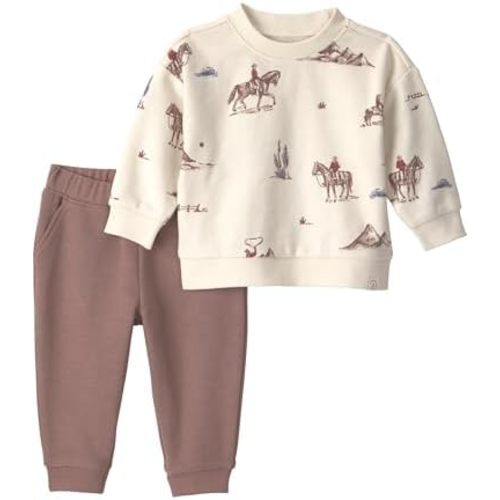 little planet by carter's baby-girls 2-piece Pants Set Made With Organic Cotton