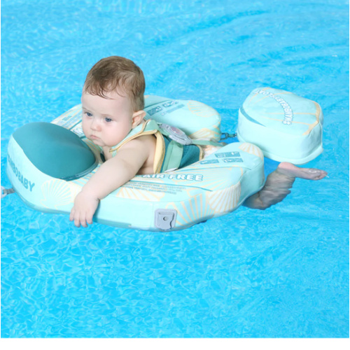 Mambobaby Float with Canopy and Tail Seashell