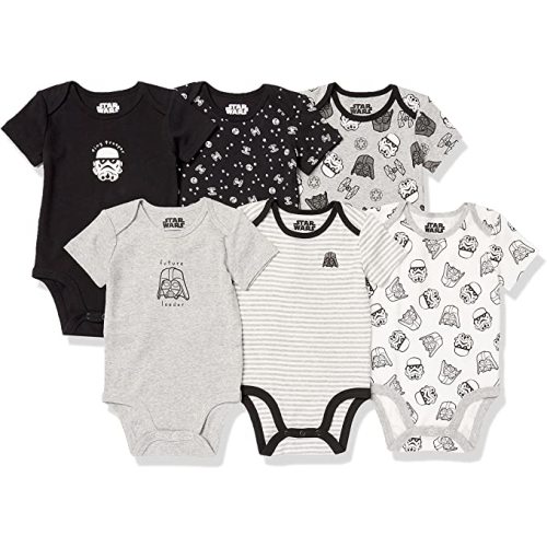 Amazon.com: Amazon Essentials Disney | Marvel | Star Wars Baby Disney Short-Sleeve Bodysuits, Star Wars Tiny Trooper,3 Months : Clothing, Shoes & Jewelry