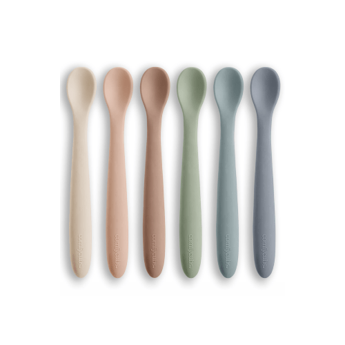 Silicone Baby Spoons Set, 6 Pack
