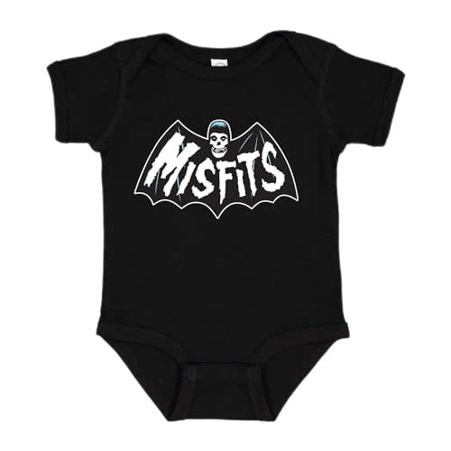 Misfits Bat Fiend Infant Bodysuit Punk Rock Band Graphic Tees