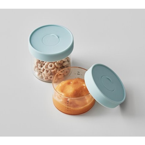 Glass Food Containers, Set of 6