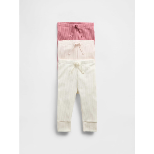Baby First Favorites TinyRib Pants (3-Pack) | Gap