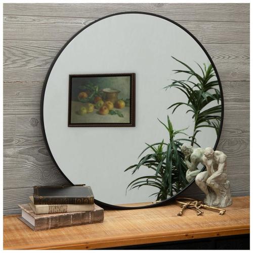 Modern Round Metal Wall Mirror