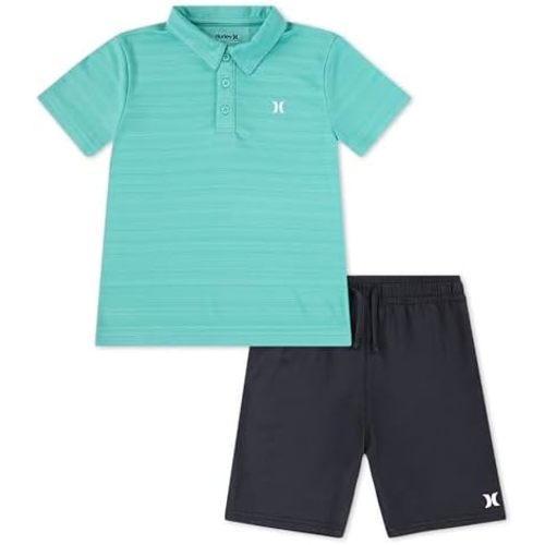 Hurley Baby Boys' And Toddler Boys' Polo and Shorts 2-piece Outfit Set