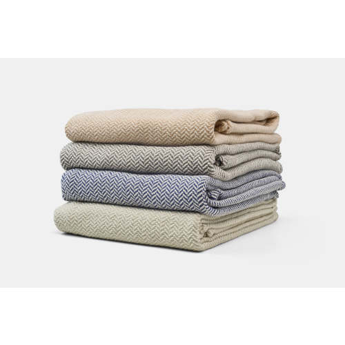 Herringbone Weave Cotton Blanket