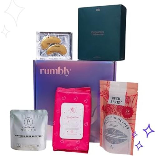 Postpartum Essentials Box - Gift for Expecting Moms - Care Package with Essential New Mommy Items & Pregnancy Must-Haves - Perfect for Celebrating Motherhood & Welcoming New Life