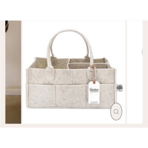 Diaper Caddy in White