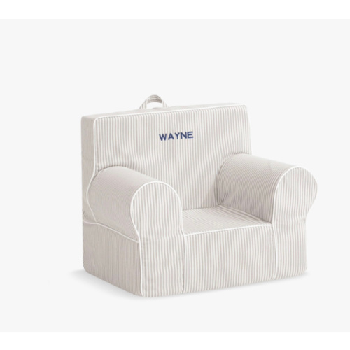 Anywhere Chair®, Oatmeal Oxford Stripe Slipcover Only