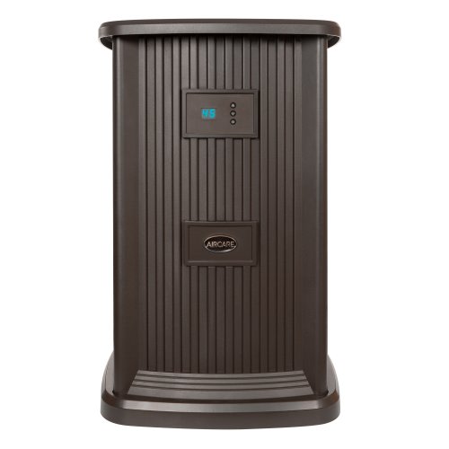 AIRCARE Pedestal Evaporative Large Room Tower Humidifier - Brown