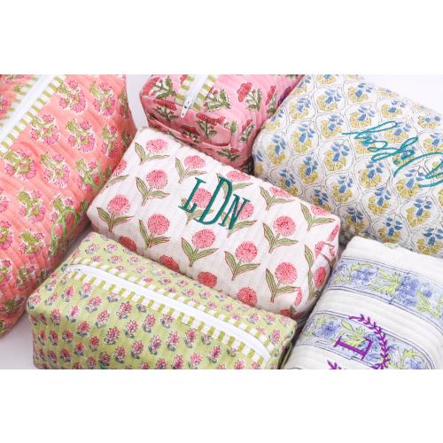 Embroidered Makeup Bag, Bridesmaid Gifts Proposal, Gifts for Mom, Custom Name Cosmetic Bag for Women,Bridal Party Maid of Honor Gifts