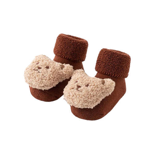 Slipper Socks, Brown Bear