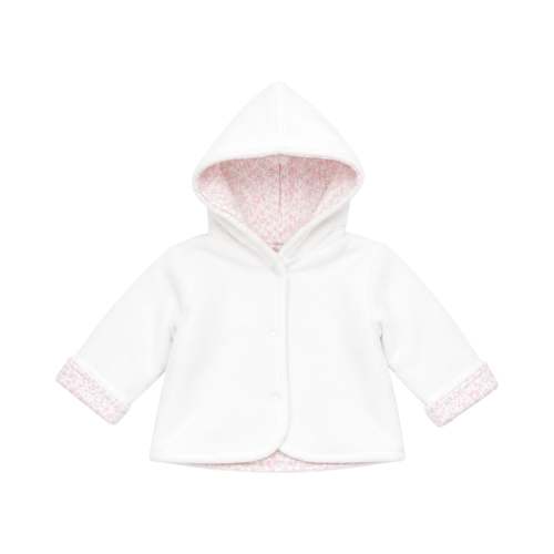 Reversible Garden Rose Velour Hooded Jacket