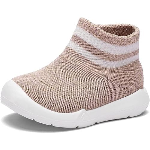 Engtoy Baby Sock Shoes Baby Walking Shoes Infant Non-Slip Breathable Slippers with Soft Rubber Sole Baby Boys Girls Slip On Sneakers