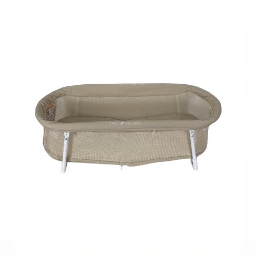 Baby Delight Snuggle Nest Portable Infant Bassinet, Organic Oat