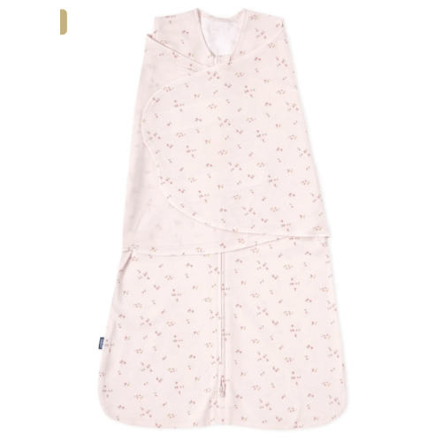 Pink Floral Cotton Swaddle Newborn | HALO