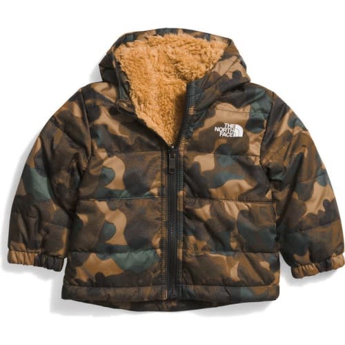 Baby Mount Chimbo Water Repellent Reversible Hooded Jacket, Utility Brown Camp Texture