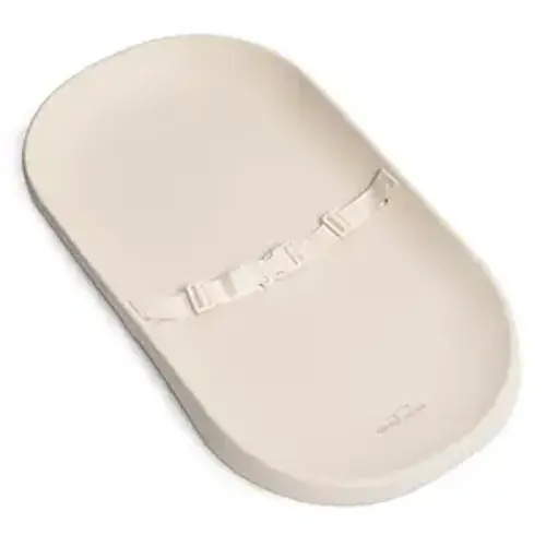 Dream On Me Lotti Love Baby Changing Pad, Waterproof, Contoured Design with Safety Strap, Soft Wipe-Clean Surface, Secure Nursery Changing Pad, Magnolia White
