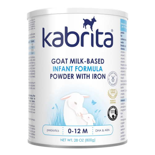 Kabrita Goat Milk Infant Formula, Non-GMO with DHA and ARA, Ages 0-12 Months, 28 oz Can