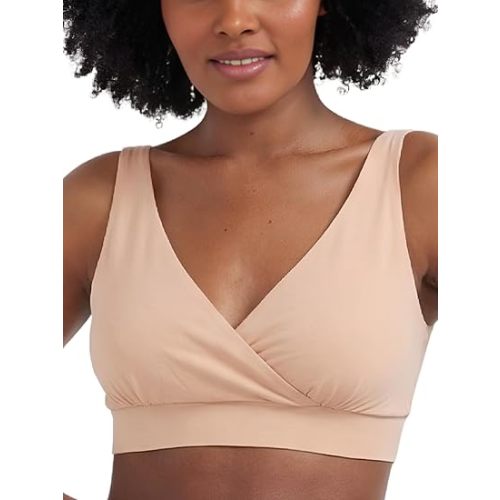 HATCH The Dream Feed Nursing & Sleep Bra, Stretchy & Wireless with Crossover Pull-Down Design for Breastfeeding