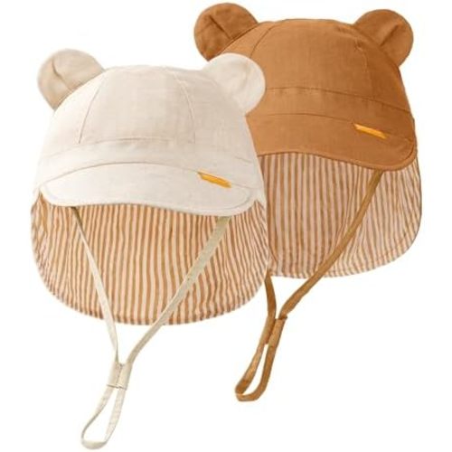 FURTALK Baby Sun Hat UPF 50+ Cute Toddler Bucket Summer Beach Hats for Boys Girls