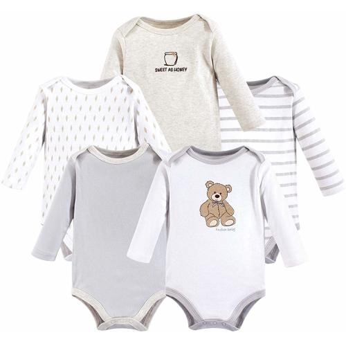 Unisex Baby Long Sleeve Cotton Bodysuits