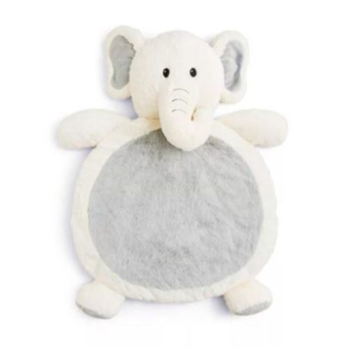 Best ever Ultra Soft Baby Mat, Afrique Elephant, Ivory/Gray