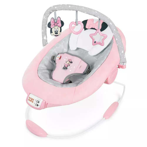 Disney Baby Minnie Mouse Rosy Skies Pink Baby Bouncer Infant Seat
