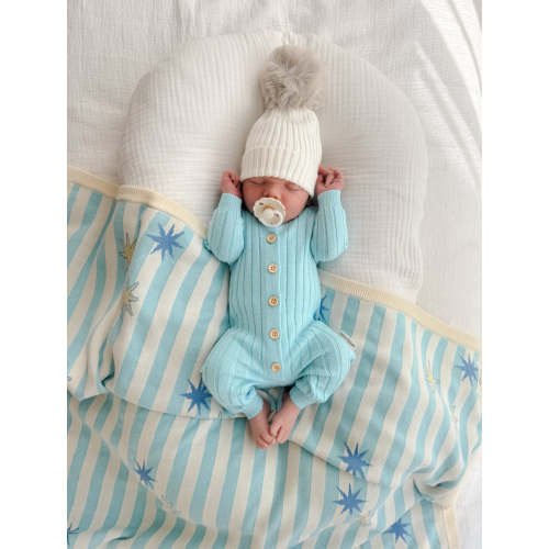 Lagoon Blue Romper