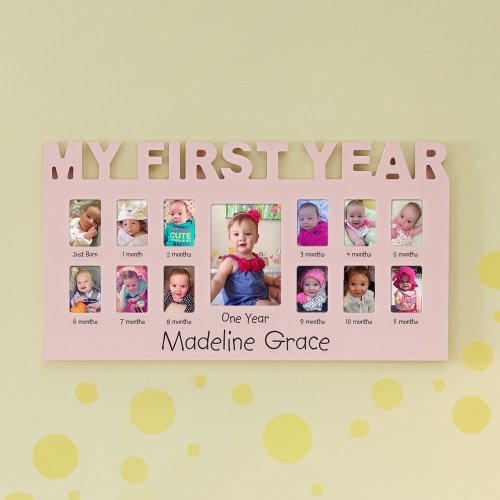 Baby's First 12 Months Frame | Baby | Personal Creations