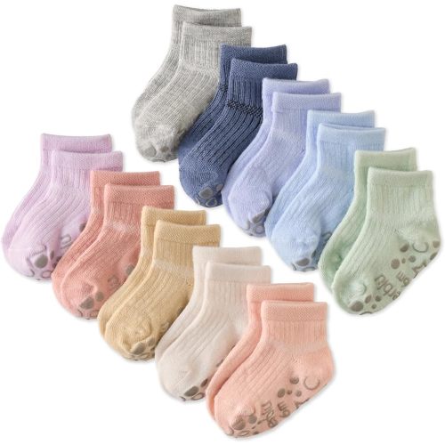 Butterblu Zuri Multipack Socks w/Grippers, Baby, Toddlers, Sustainably Made
