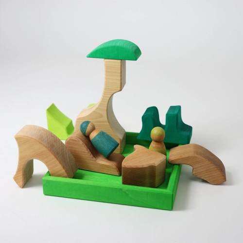 Green Squirrel Wooden Puzzle