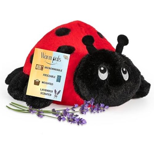 1i4 Group Warm Pals Ladybug, Microwavable Weighted Plush, Heated for Warmth
