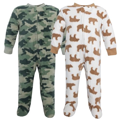 Hudson Baby Unisex Baby Fleece Sleep and Play