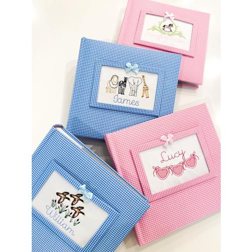 Monogrammed Heirloom Baby Photo Album