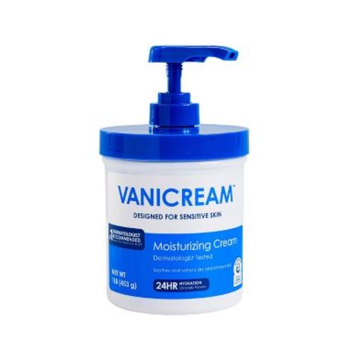 Vanicream Moisturizing Cream for Sensitive Skin with Pump - Unscented - 16oz: Hypoallergenic, Paraben-Free, Vegan