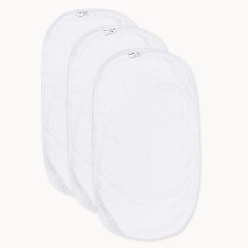 6-Layer Muslin Bamboo Burp Cloths by Natemia|Pack of 3