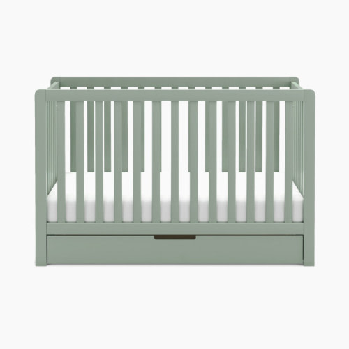 Carter's by daVinci Colby 4-in-1 Convertible Crib with Trundle Drawer - Light Sage